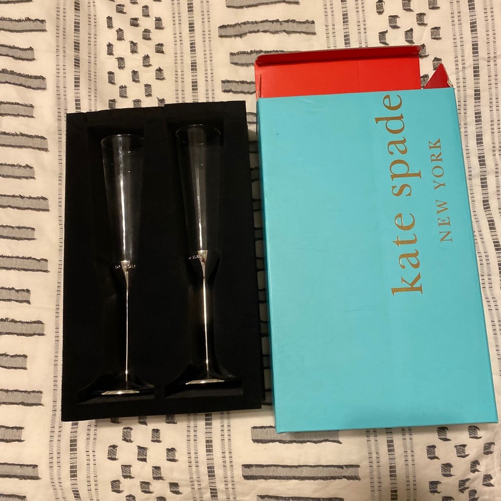 Kate space toasting flutes